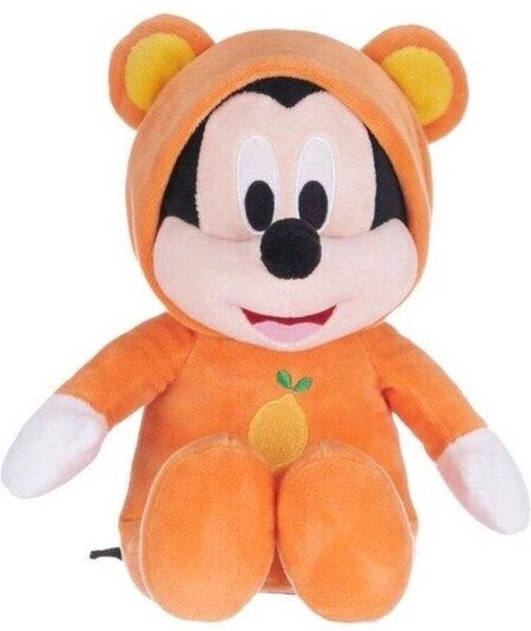 Disney Classics Mickey Mouse in Pyjama Disney Pluche Knuffel 30 cm {Disney Plush Toy Speelgoed knuffelpop knuffeldier voor kinderen jongens meisjes Mickey Mouse Minnie Mouse Pluto Donald Duck Romper Baby}