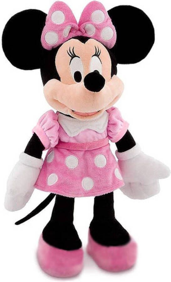 Disney Classics Minnie Mouse Happy Disney Pluche Knuffel 35 cm {Disney Plush Toy Speelgoed knuffeldier knuffelpop voor kinderen jongens meisjes Knuffel en speel met minnie muis donald duck goofy mickey muis}