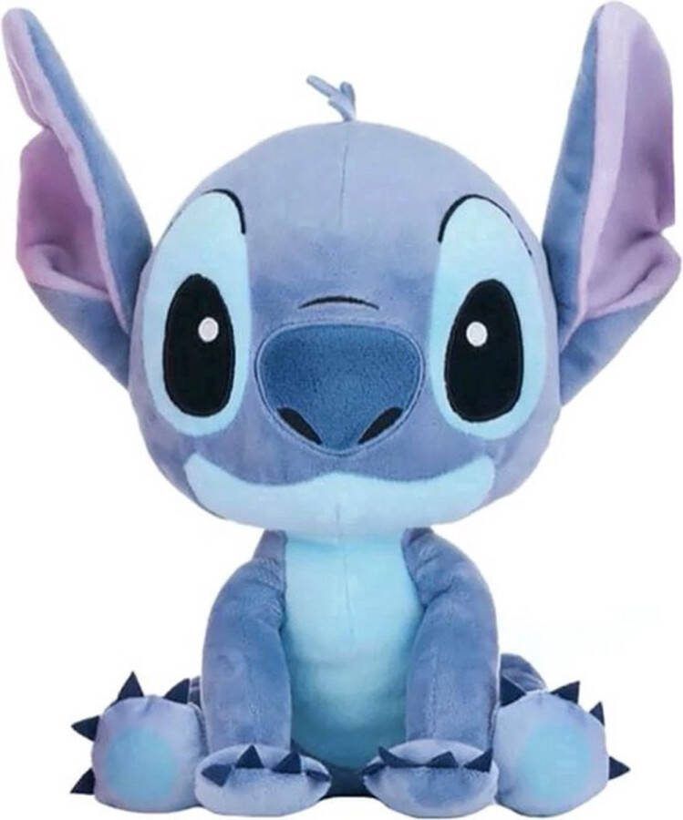 Disney Classics Stitch – Disney Lilo & Stitch Pluche Knuffel XXL 86 cm groot [Speelgoed knuffeldier knuffelpop voor kinderen jongens meisjes Extra grote en zachte plush! Knuffelbeer Teddybeer Disney Stitch Angel Leroy grote XL Cadeau]