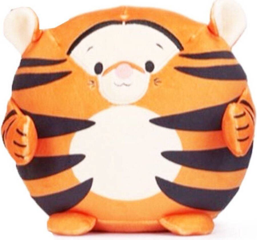 Disney Classics Tijgertje Disney Squashy Podgies Pluche Knuffel 24 cm Speelgoed Knuffels voor Kinderen Jongens Meisjes Kawaii Kussen Squishy Squish Knuffel Mickey Mouse Minnie Mouse Stitch Angel Tijgertje 101 Dalmatiërs