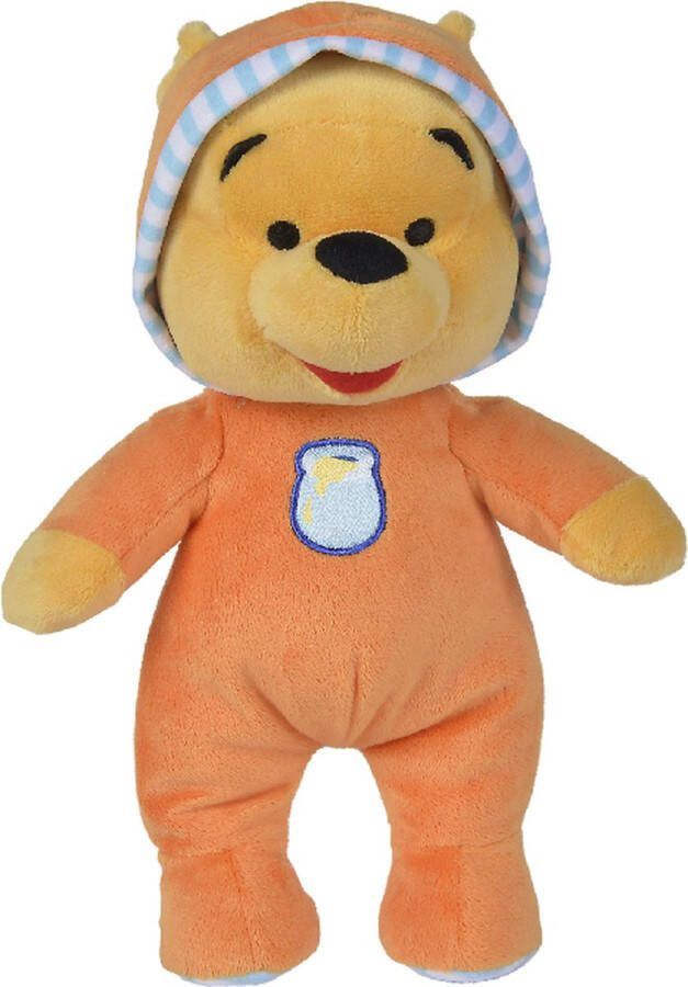 Disney Classics Winnie de Poeh in Pyjama – Disney Pluche Knuffel 30 cm – Disney Romper Onesie Plush – Baby Speelgoed Knuffels voor kinderen jongens meisjes