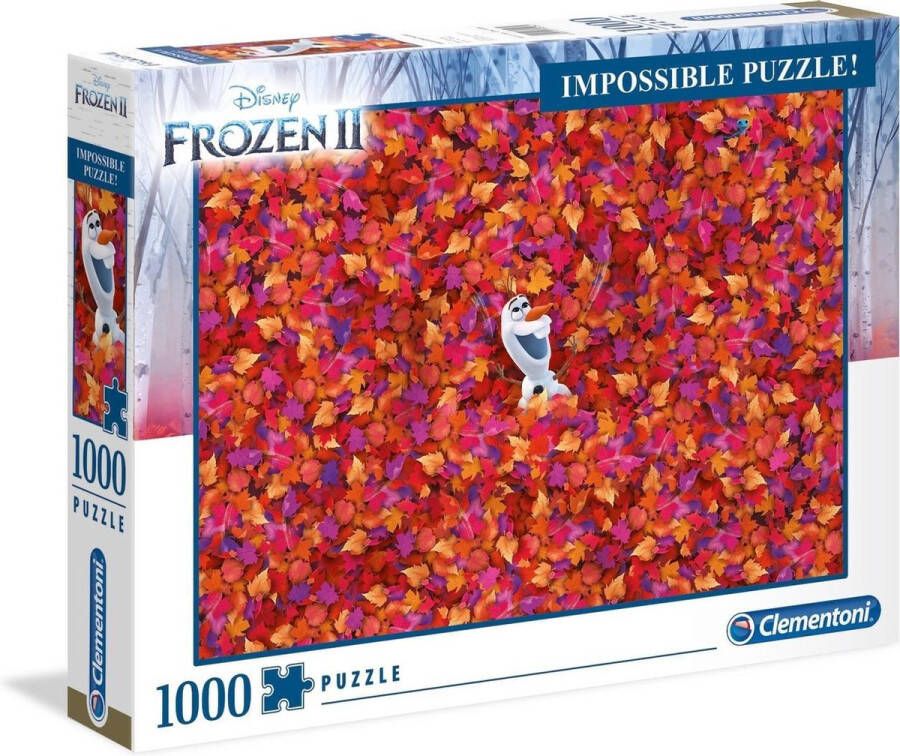 Clementoni legpuzzel Disney Frozen 2 Impossible 1000 stukjes