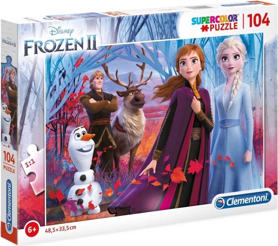 Disney Clementoni Legpuzzel Frozen 2 Junior Karton 104 Stukjes