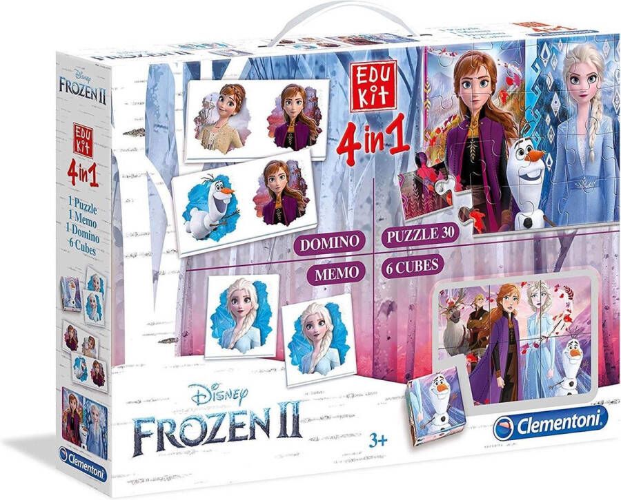Disney Clementoni Spel- En Puzzelpakket Frozen Ii 4-delig