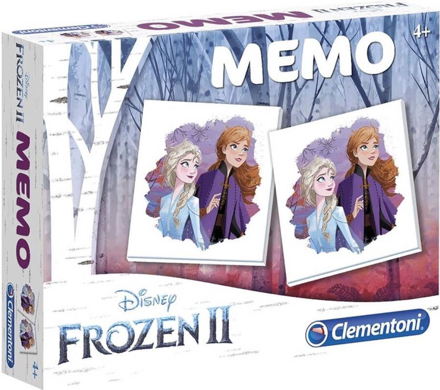 Disney Clementoni Spel Memo Pocket Frozen 2 Kaartspel