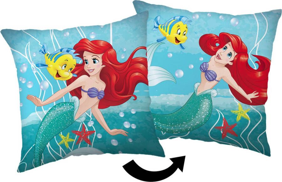 Disney De Kleine Zeemeermin Sierkussen Friends 35 x 35 cm Polyester