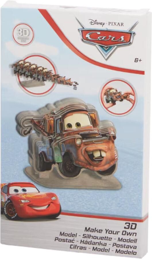 Disney Cars 3D DIY maak je eigen 3D-figuur Cars