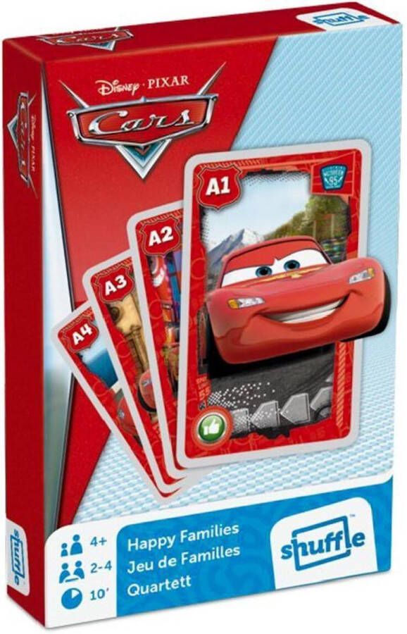 Disney Disney Cars Disney Cars Kwartetspel en Actiespel 2 in 1 Happy families blister