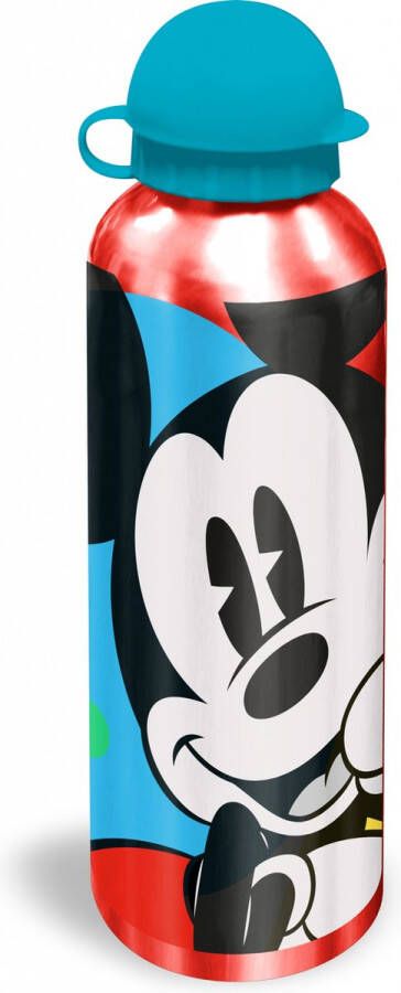 Disney Drinkfles Mickey Mouse Junior 500 Ml Aluminium Rood