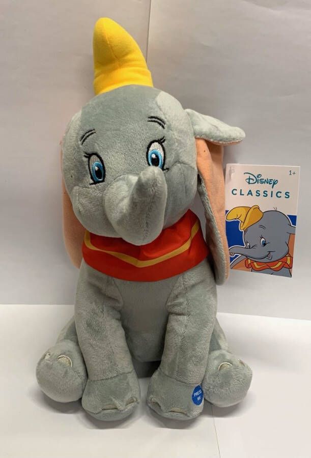 Disney Dumbo knuffel met geluid 30 cm Pluche- Disney knuffel Dombo Knuffels
