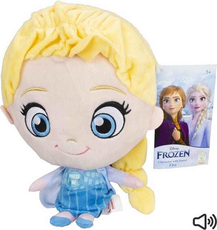 Disney Elsa knuffel met geluid 30 cm Pluche Frozen knuffel