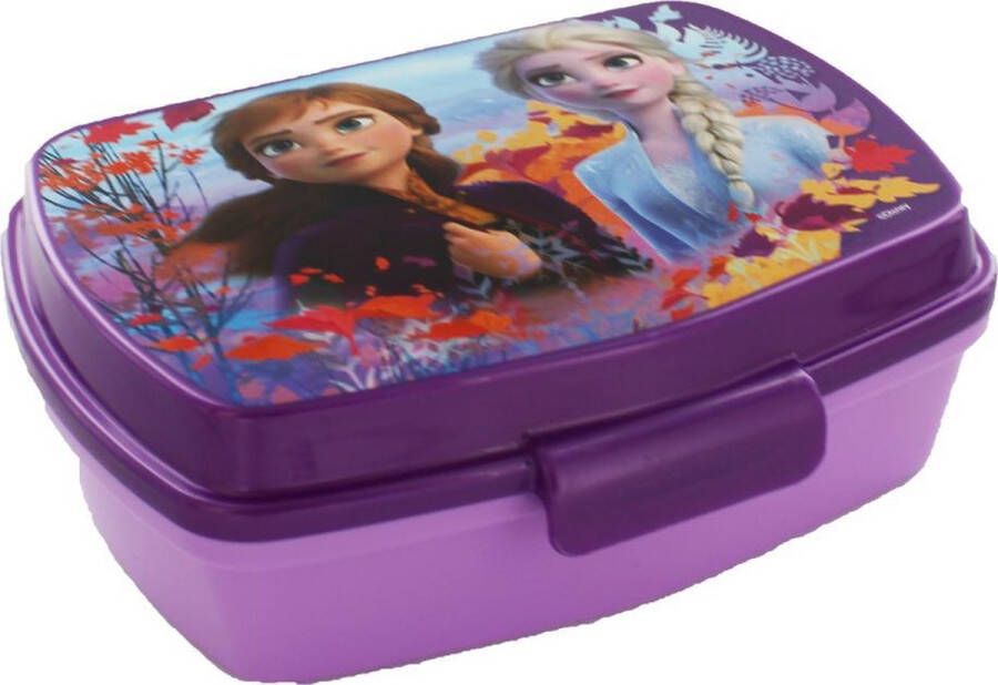 Disney Frozen 2 broodtrommel 17 x 13 x 6 cm. Disney lunchbox
