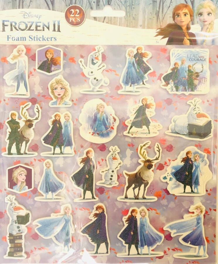 Disney Frozen 2 Foam Stickers 22 Stuks
