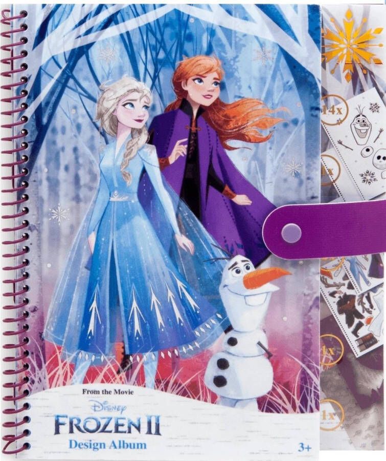 Megamoviestore Disney Frozen 2 Kleurboek A4 Blauw paars 5949043758279