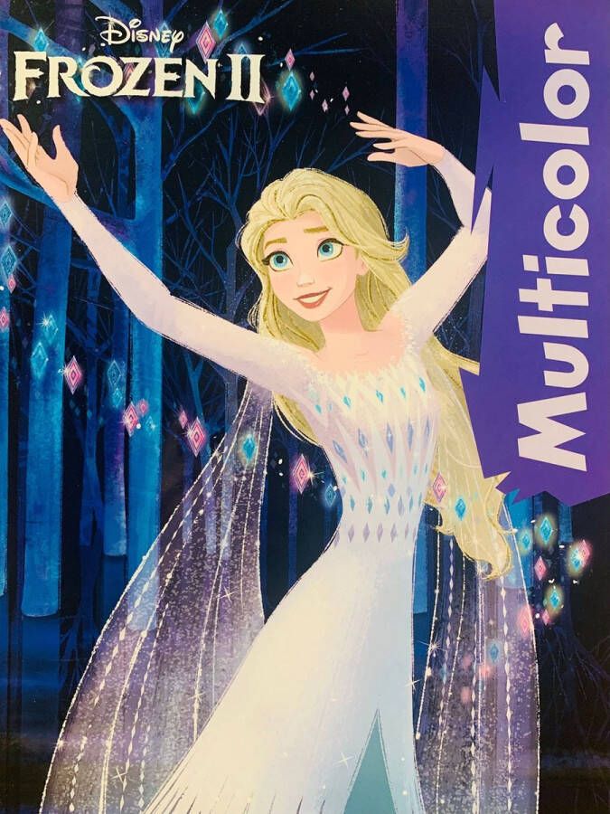 Disney Frozen 2 Kleurboek Frozen 2 ''Elsa''- Disney Muliticolor kleurboek Knutselen voor kinderen Knutselen voor meisjes Frozen Stiften Potloden