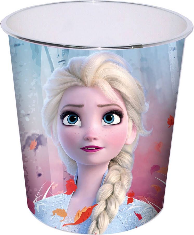 Disney Frozen 2 prullenbak papiermand kunststof 21 5 x 21 cm Prullenmanden