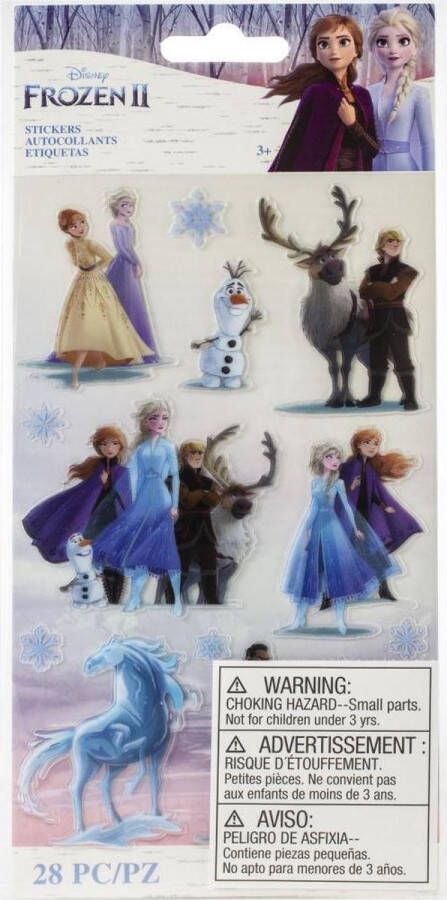 Disney Frozen 2 Stickers diverse karakters -28 stuks