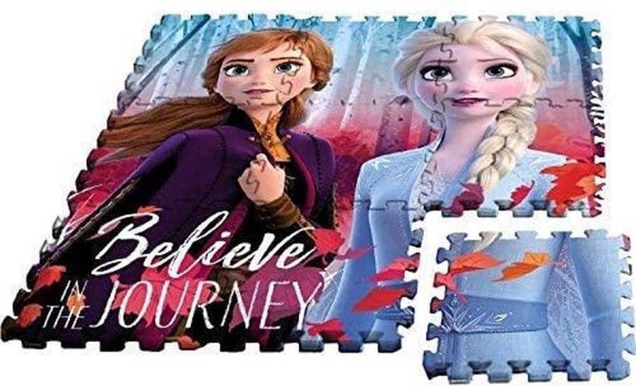 Disney Frozen 2 The Ice Queen 2 Speelmat puzzel 9 stukjes.