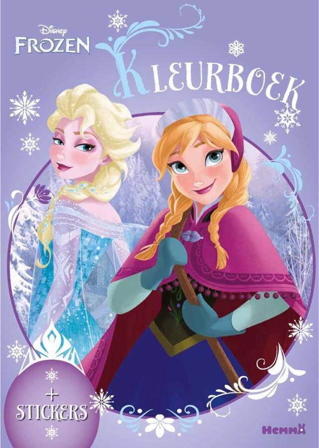 Disney Frozen Anna en Elsa Frozen Kleurboek met Stickers