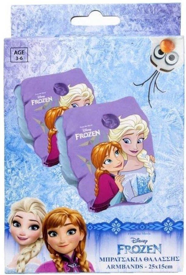 Disney Frozen Armbands 4 Stuks 3-6 jaar 25x15cm Zwemvleugels Armbandjes Zwembenodigdheden Zwemplezier Veiligheid Leren Zwemmen Zwembandjes Voor Kinderen Zwembad Strand Zee Opblaasbare Bandjes Zwemveiligheid