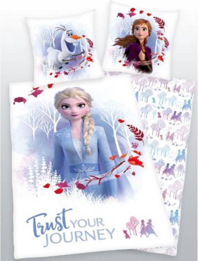 Disney Frozen dekbedovertrek 140 x 200 cm. Anna en Elsa dekbed