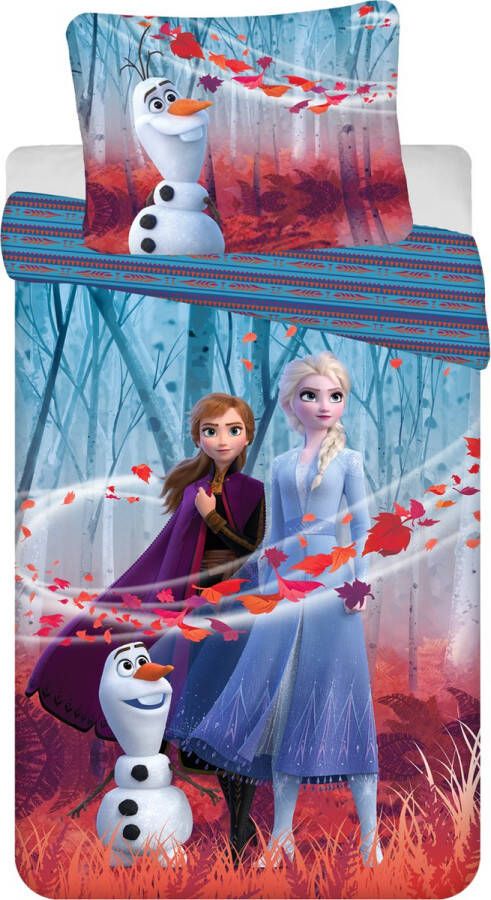 Disney Frozen Dekbedovertrek Sister Eenpersoons 140 x 200 cm Katoen