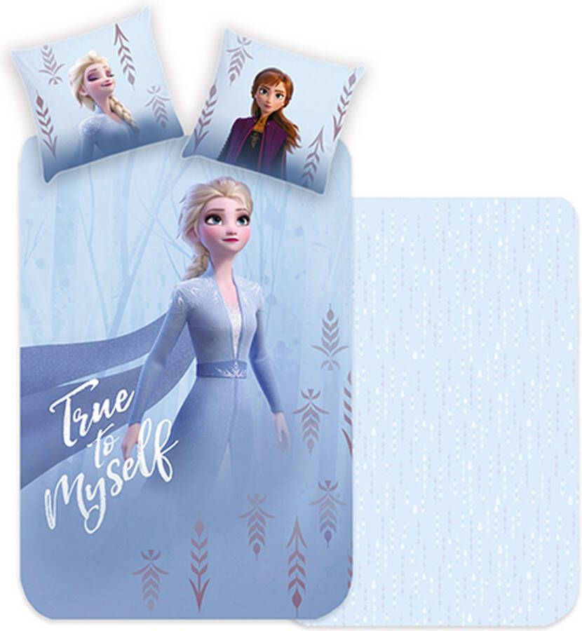 Disney Frozen Dekbedovertrek True to Myself Eenpersoons 140 x 200 cm Katoen