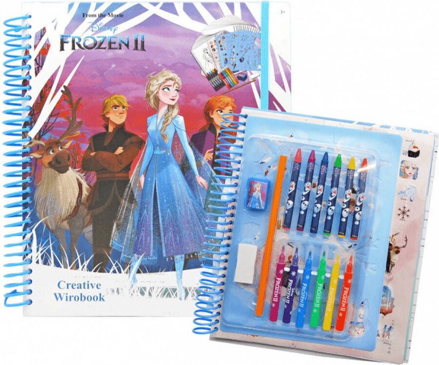 Disney Kleurboek Meisjes Papier Blauw wit 16-delig