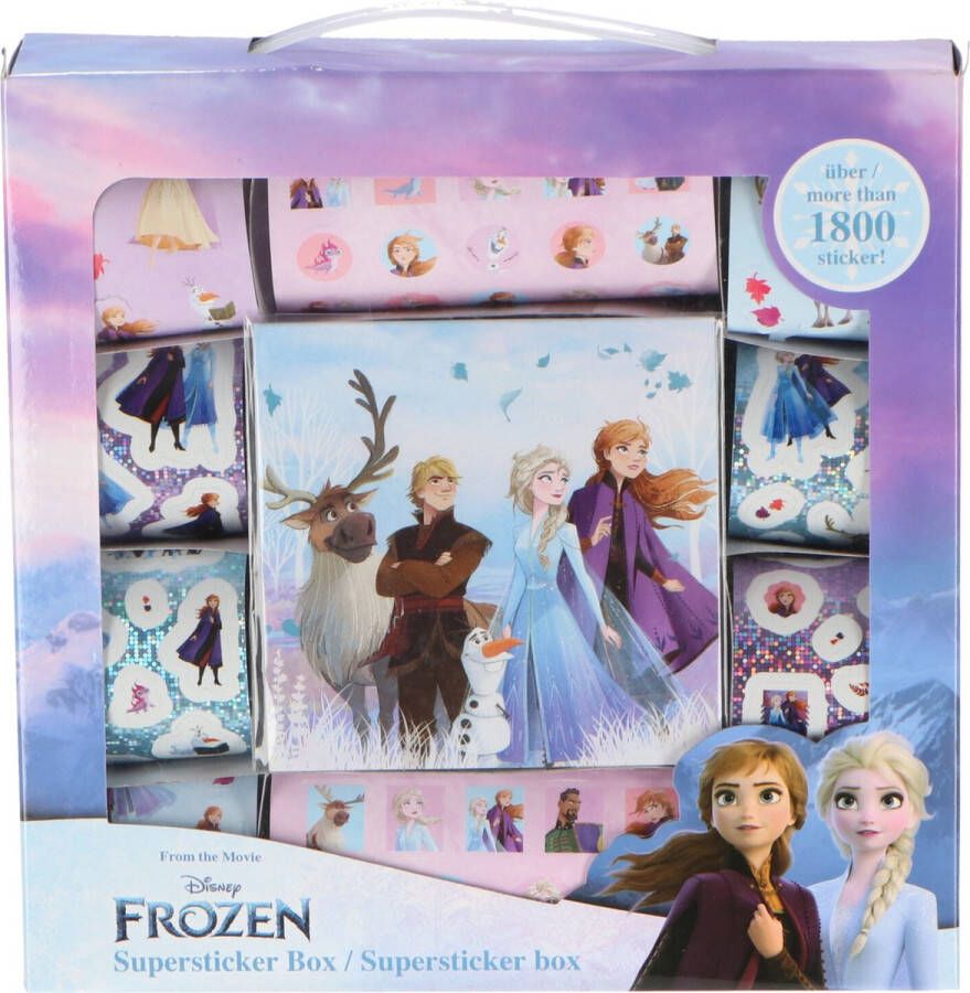 Disney Frozen 16 stickervellen 1800 stickers MEGA Korting bij 2 doosjes