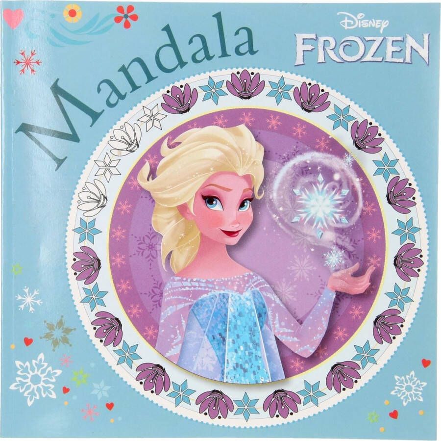 Disney Frozen Elsa Disney Frozen Mandala Kleurboek voor Kinderen