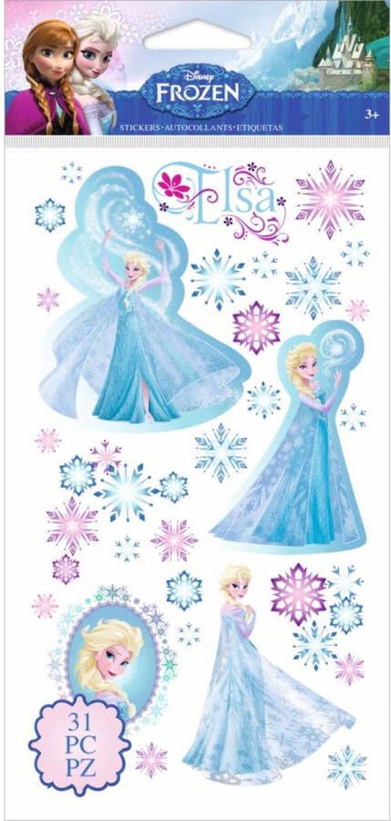 Disney Frozen Elsa & Snowflakes Stickers 31 stuks