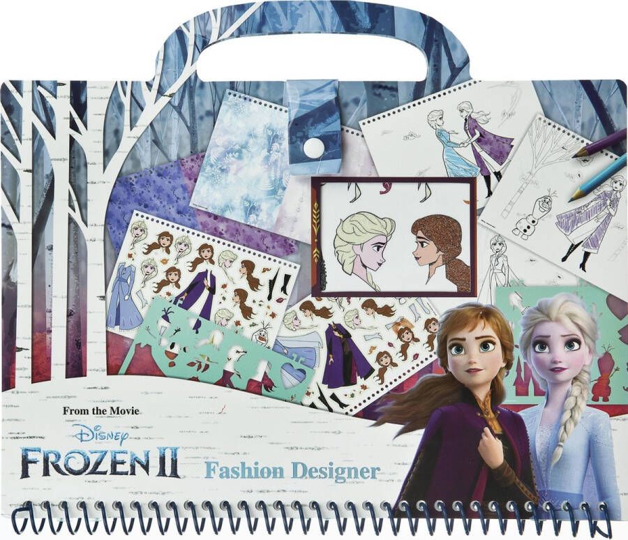 Disney Frozen Fashion Designer Set Kleurboek Stickerboek Designboek