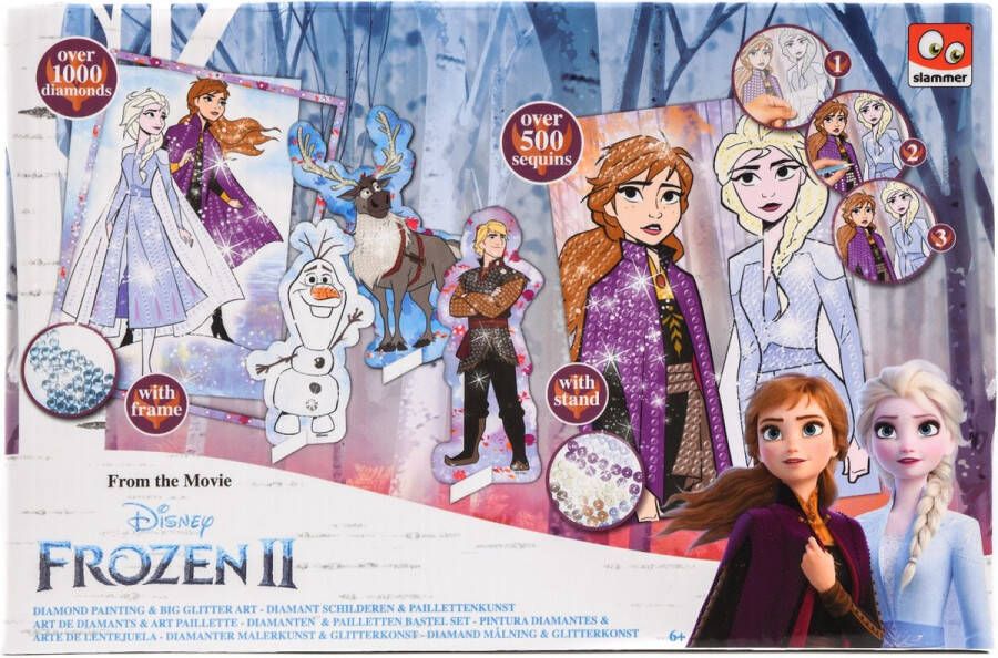 Disney Frozen Giftset 2-in-1 glitter diamond painting
