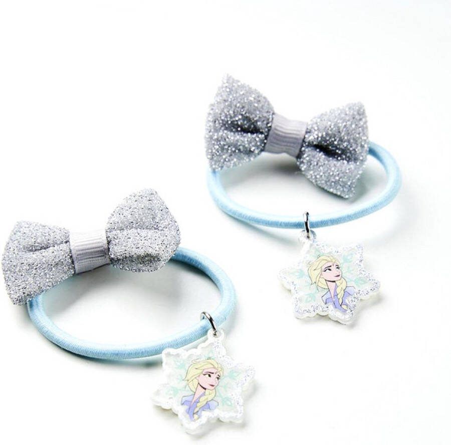 Disney Frozen Haarelastiekjes Frozen Ziverachtig Blauw Lasso 2 Stuks
