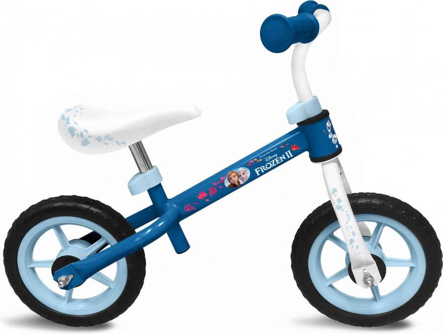 Disney Loopfiets met 2 wielen loopfiets Frozen 2 10 Inch Meisjes Blauw Wit