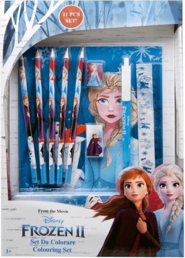 Disney kleurset Frozen II junior 22 5 x 32 cm papier 11-delig