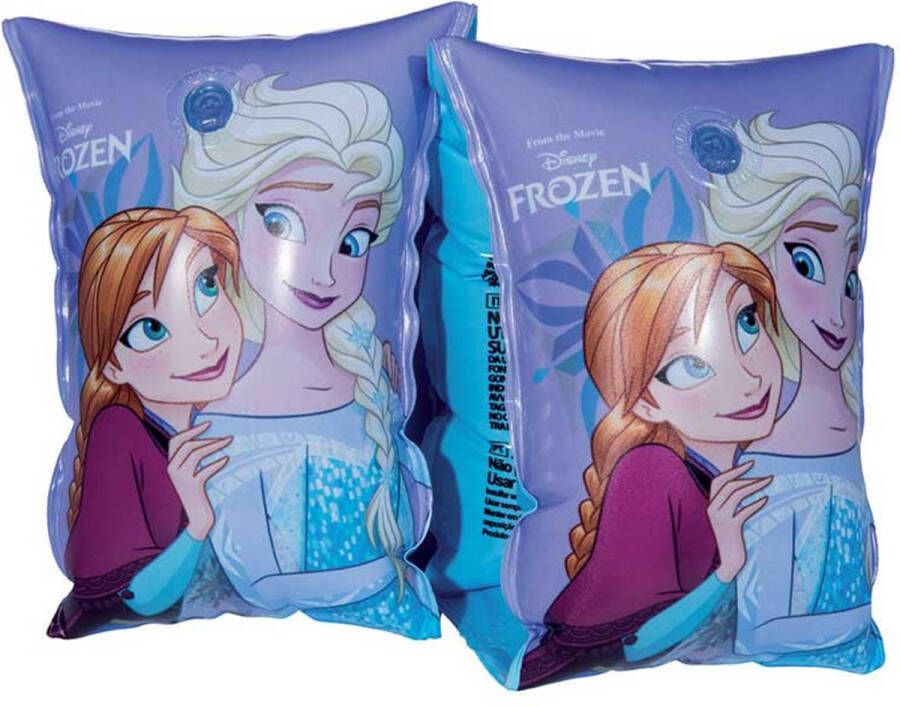 Disney Frozen opblaasbare zwemmouwtjes zwembandjes Elsa Anna 25 x 15cm paars