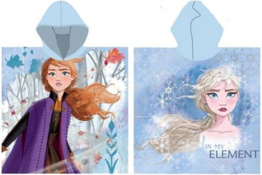 Disney Frozen poncho Badponcho met Capuchon 55 x110 cm