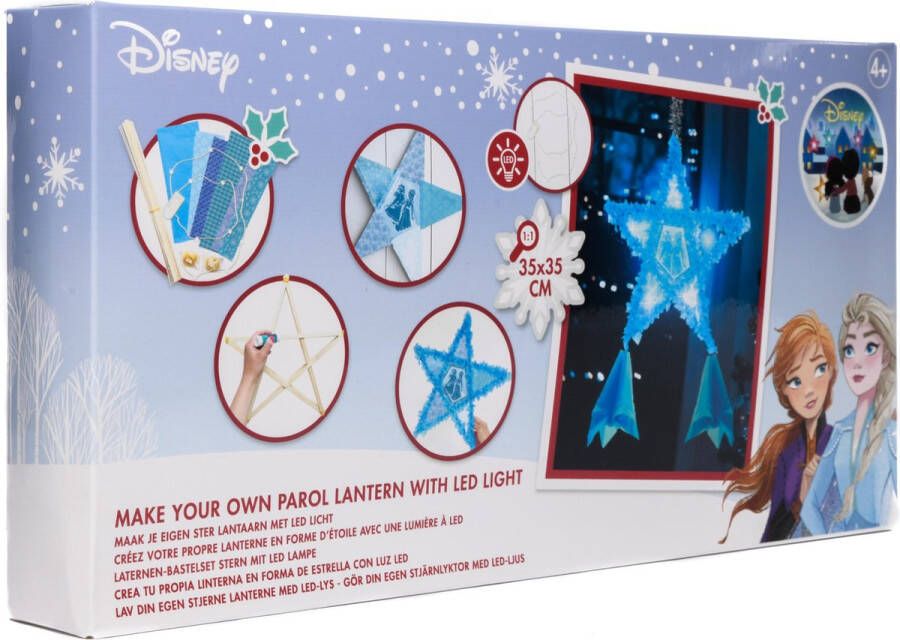 Disney Frozen Prachtige Ster Lantaarn met LED Verlichting – Knutselpakket voor Kerst Knutselen voor meisjes