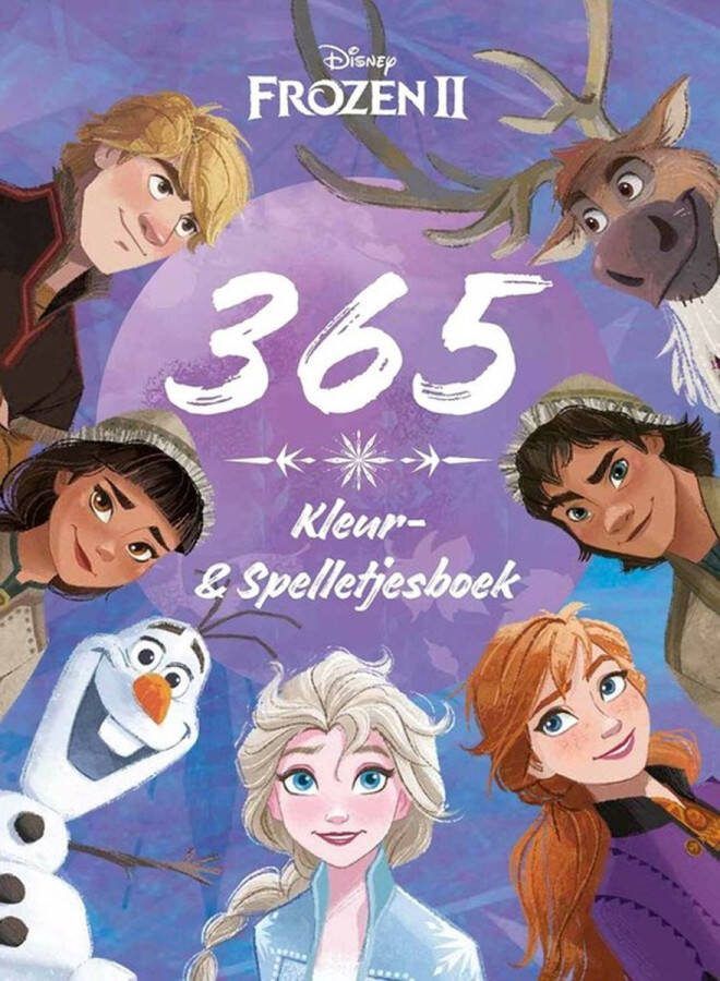 Disney Frozen spelletjesboek Kleurplaten en puzzels 365 activiteiten Zomer doeboek Vakantiepret