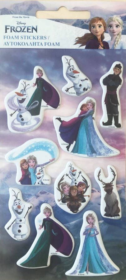 Disney Frozen stickervel Frozen stickers Frozen Foam stickers