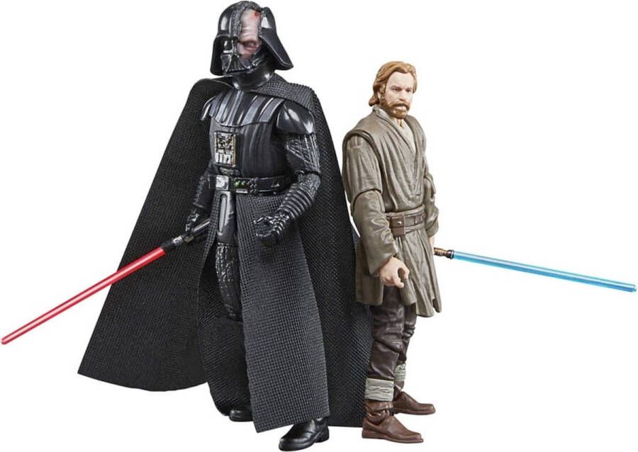 Disney Hasbro Star Wars Obi-Wan Kenobi Vintage Collection 2-Pack Darth Vader & Obi-Wan Kenobi (Showdown) 10 cm Actiefiguur Multicolours