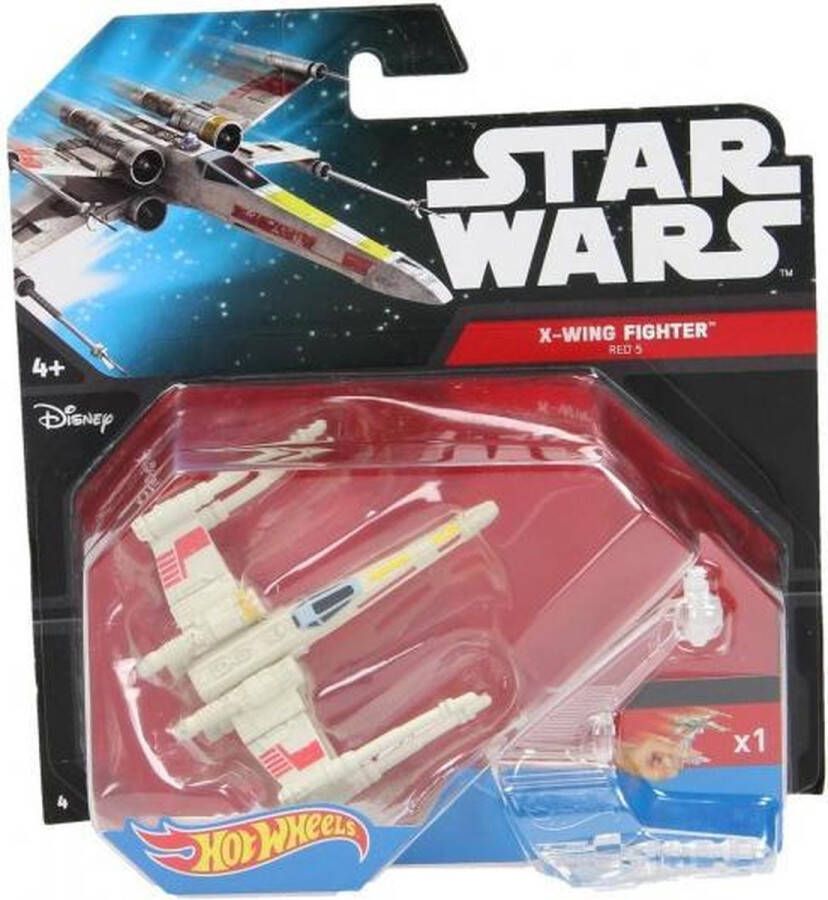 Disney Hot Wheelz Star Wars X Wing Fighter – 6x5cm Starship Voertuig Speelgoed voor Jongens en Meisjes Starfighter