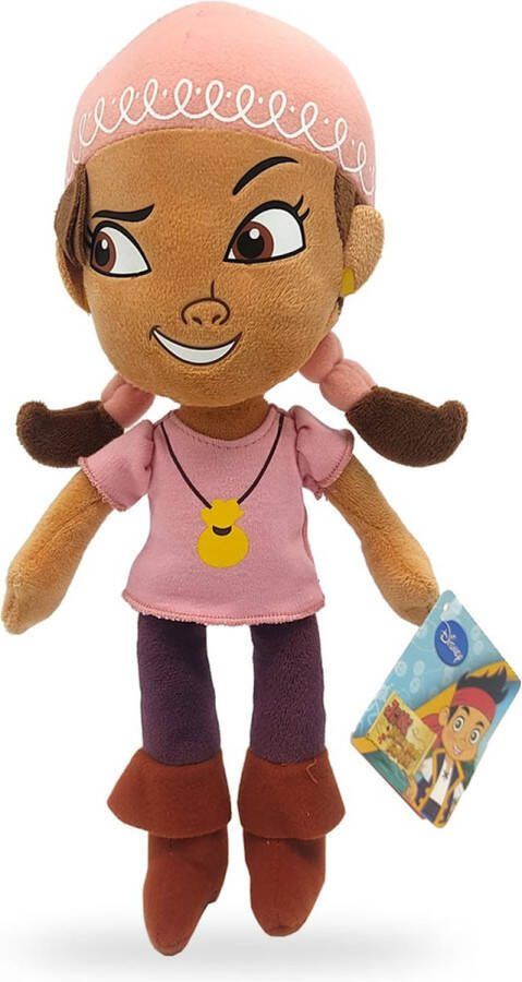Disney Jake en de Nooitgedachtpiraten Izzy knuffel 28 cm Pluche
