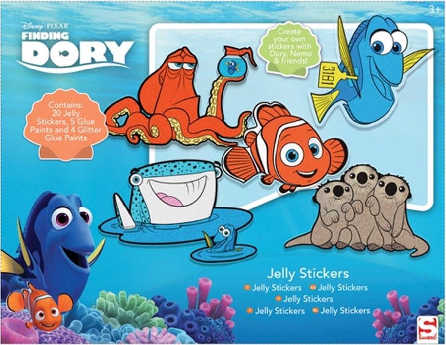 Disney Jelly Sticker Finding Dory