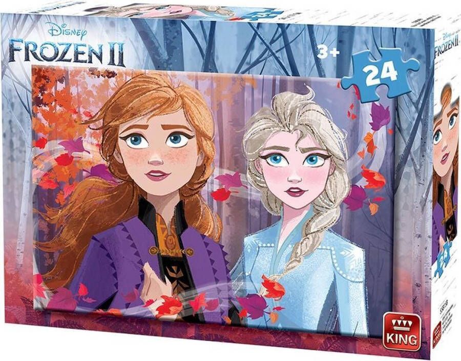 Disney King Legpuzzel Frozen Ii Karton Junior 24 Stukjes