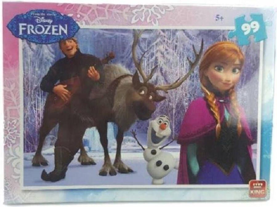 King International King puzzel Disney Frozen 100 stukjes