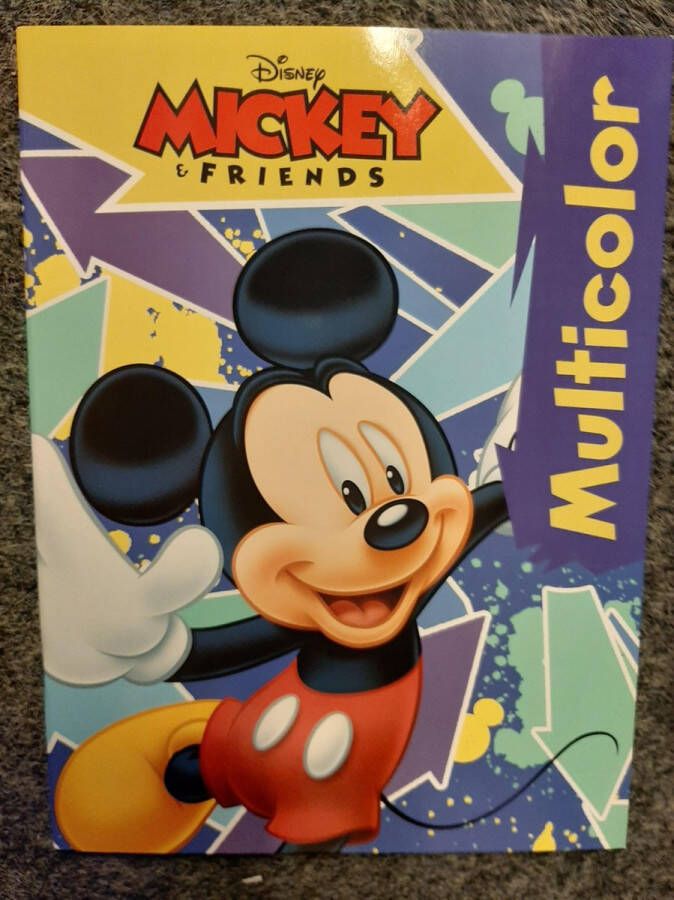 Disney Kleurboek Multicolor Mickey 210 X 297 Mm 32 Kleurplaten