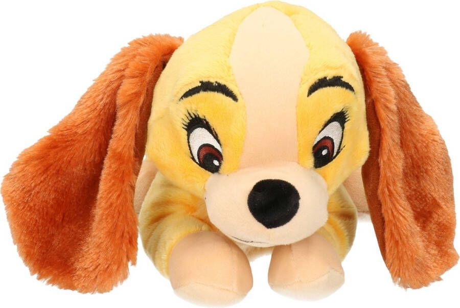 Disney Bruine Lady hond knuffels 25 cm knuffeldieren Knuffeldier