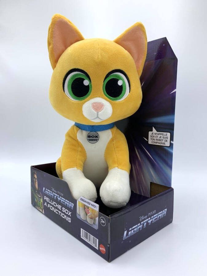 Disney Lightyear Pratende Sox knuffel Franstalig 27 cm Pluche